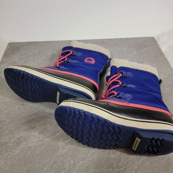 SOREL Snow Carnival duck Ny1879484 waterproof mid calf boots shoes Navy Size 5 - Picture 4 of 10